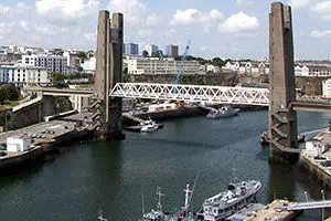Photo du pont de recouvrance de Brest